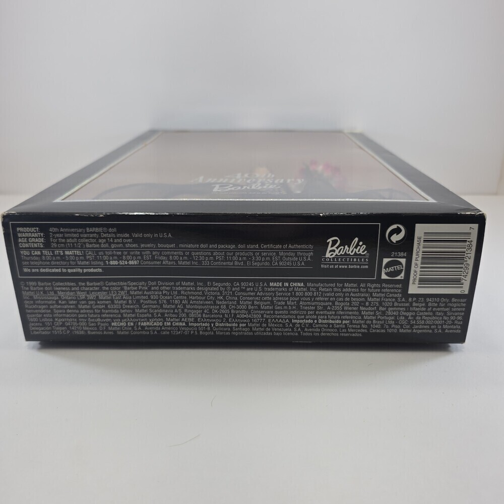Barbie 40th Anniversary Collector Edition Doll NRFB Original Box Vintage Display - Picture 8 of 9